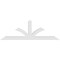 Ekena Millwork Richland Architectural Grade PVC Gable Bracket, 108"W x 36"H x 6"D x 6"F, 8/12 Pitch GBP108X36X0606RIC00 - alternate 5